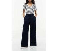 Tommy Hilfiger Slim Cody V-neck Ss T-shirt Breton/ecu/dark Night Navy Taille: S | Évasés pantalons Outlet | Femme | Le Noir