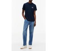 Tommy Jeans T-shirt Sign Chest – Slim Fit, manches courtes – Bleu M Homme