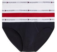 Tommy Hilfiger 3p Brief Um0um03875 Slip, Red (Th WHT/Med Red/Dsrt Sky), S Homme