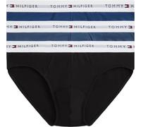 Tommy Hilfiger Slip 3P UM0UM03875 pour Homme, Noir (Blk/Blu JN/AG Sea), S