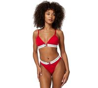 Tommy Hilfiger Slip bikini Classic femme – ceinture emblématique – Rouge Taille L