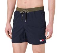 Tommy Hilfiger Slip de Bain Homme Medium Drawstring avec Cordon de Serrage, Bleu (Desert Sky), S
