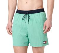 Tommy Hilfiger Slip de Bain Homme Medium Drawstring avec Cordon de Serrage, Vert (Fort Green), M