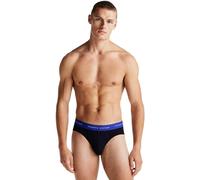 Tommy Hilfiger Slips Lot de 3 Homme avec Ceinture à Logo, Bleu (Bright Blue/Bright Blue/Bright Blue), S