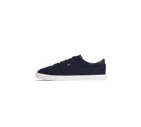 Tommy Hilfiger Women's Th Low Profile Vulc Canvas FW0FW09102 Low Top, Bleu (Space Blue), 36