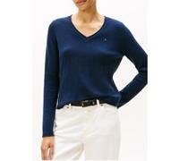 Tommy Hilfiger Soft Wool V-neck Loose Sweater Dark Night Navy Taille: M | Pulls Outlet | Femme | Le Noir