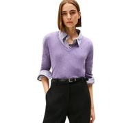 Tommy Hilfiger Soft Wool V-NK Ls Sweater Ww0Ww43505 Pull-Over, Purple (Lilac Heather), M Femme