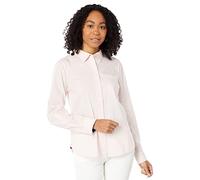 Tommy Hilfiger Solid Roll Tab Chemise à Bouton Bas, Ballerine Rose, M Femme