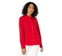 Tommy Hilfiger Solid Roll Tab Scarlet MD (US 8-10)