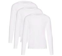 Tommy Hilfiger T-shirts Homme UM0UM03022 Lot de 3 Manches longues Blanc XXL