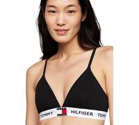 Tommy Hilfiger Soutien-Gorge Triangle Femme Triangle avec Basque à Motif Logo, Noir (Black), L