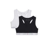 TOMMY HILFIGER Soutiens-gorge bleu marine / rose pastel / noir / blanc, Taille 104-110