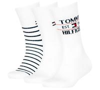 Tommy Hilfiger Sport Breton Crew Sock, Tommy Original, 27-30 Mixte Enfant