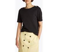 Tommy Hilfiger Standard Fit T-shirt Black Taille: XL | Chemisiers Outlet | Femme | Le Noir