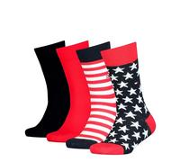 Tommy Hilfiger Stars & Stripes Classic Sock Mixte enfant (lot de 4)