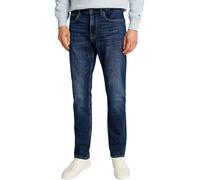 Tommy Hilfiger Straight Denton Jeans Washes Droit, Denim (Dark Blue), 33W / 32L Homme