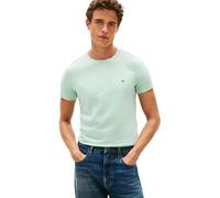 Tommy Hilfiger Stretch Slim Fit Tee Mw0mw10800 T-Shirt S/S, Green (Crushed Mint), S Homme