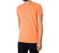 Tommy Hilfiger Stretch Slim Fit Tee Mw0Mw10800 T-Shirts Manches Courtes, Pink (Peach Dusk), XL Homme