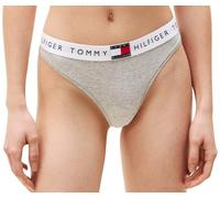 Tommy Hilfiger String Femme Classic avec Ceinture Emblématique, Gris (Light Grey Heather), M