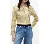 Tommy Hilfiger Summer Poplin Regular Liquorice Citronella Taille: 40 | Manches longues Outlet | Femme | Marron