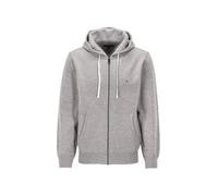 Tommy Hilfiger Sweat à Capuche avec Fermeture Éclair Homme Essential Fleece Zip Through avec Poches, Gris (Medium Grey Heather), M