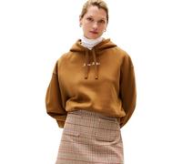 Tommy Hilfiger Sweat à Capuche Femme Classic Script Fleece avec Capuche, Marron (Highland Khaki), M