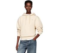 Tommy Hilfiger Sweat à Capuche Femme Flag on Chest avec Capuche, Beige (Country Ivory), S