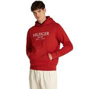 Tommy Hilfiger Sweat à Capuche Homme avec Poche Kangourou, Rouge (Dark Magma), M