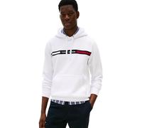 Tommy Hilfiger Sweat à Capuche Homme Chest Insert avec Poche Kangourou, Blanc (White), XL