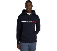 Tommy Hilfiger Sweat à Capuche Homme Chest Insert avec Poche Kangourou, Bleu (Desert Sky), S