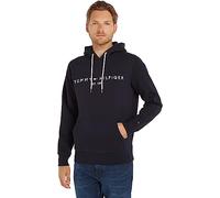 Tommy Hilfiger Sweat à Capuche Homme Core Tommy Logo avec Capuche, Bleu (Sky Captain), XXL