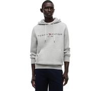 Tommy Hilfiger Sweat à Capuche Homme Core Tommy Logo avec Capuche, Gris (Cloud Heather), XL