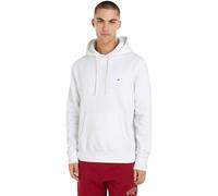 Tommy Hilfiger Sweat à Capuche Homme Essential Fleece Regular Fit, Blanc (White), XL
