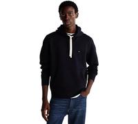 Tommy Hilfiger Sweat à Capuche Homme Essential Fleece Regular Fit, Bleu (Desert Sky), L