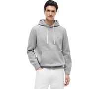 Tommy Hilfiger Sweat à Capuche Homme Essential Fleece Regular Fit, Gris (Medium Grey Heather), S