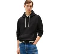 Tommy Hilfiger Sweat à Capuche Homme Essential Fleece Regular Fit, Noir (Black), 3XL