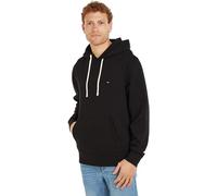 Tommy Hilfiger Sweat à Capuche Homme Essential Fleece Regular Fit, Noir (Black), L