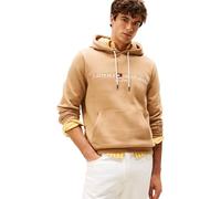 Tommy Hilfiger Sweat à Capuche Homme Tommy Logo avec Capuche, Beige (Timeless Camel), M