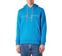 Tommy Hilfiger Sweat À Capuche Homme Tommy Logo, Bleu (Shocking Blue), S