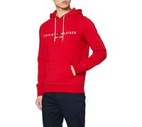 Tommy Hilfiger Sweat À Capuche Homme Tommy Logo, Rouge (Primary Red), M