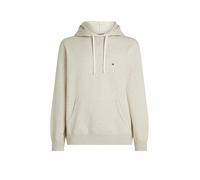 Tommy Hilfiger Sweat à Capuche Homme Seasonal Fleece avec Poche Kangourou, Beige (Heathered Oatmilk), XXXL