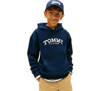 TOMMY HILFIGER Sweat bleu marine / blanc, Taille 152