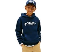 Tommy Hilfiger Monotype Print Hoodie Bleu 14 Years Garçons