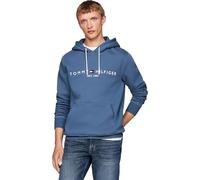 Tommy Hilfiger Sweat à Capuche Logo Tommy avec Capuche, Bleu (Aegean Sea), S
