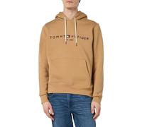 Tommy Hilfiger Sweat à Capuche Logo Tommy avec Capuche, Vert (Classic Khaki), XS