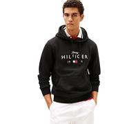 Tommy Hilfiger Sweat à Capuche MW0MW41427 de Marque Love Big Hilfiger pour Homme, Noir, XL, Noir (Noir), XL