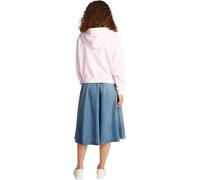 Tommy Hilfiger Sweat avec Fermeture Éclair Femme Script Zip avec Capuche, Rose (Light Pink), XL