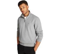 Tommy Hilfiger Sweat avec Fermeture Éclair Homme Essential Fleece 1/4 Zip Col Entonnoir, Gris (Medium Grey Heather), XL