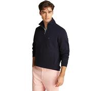 Tommy Hilfiger Sweat avec Fermeture Éclair Homme Essential Intechno 1/4 Zip avec Col Montant, Bleu (Desert Sky), XL