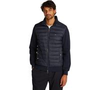 Tommy Hilfiger Sweat avec Fermeture Éclair Homme Mix Media avec Col Montant, Bleu (Desert Sky), L